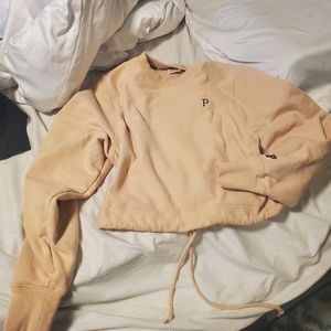 Crop PINK sweater crewneck